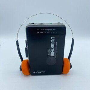 Sony Walkman WM-AF22 AM/FM Cassette Player ~ New Belts ~ Reconditioned!